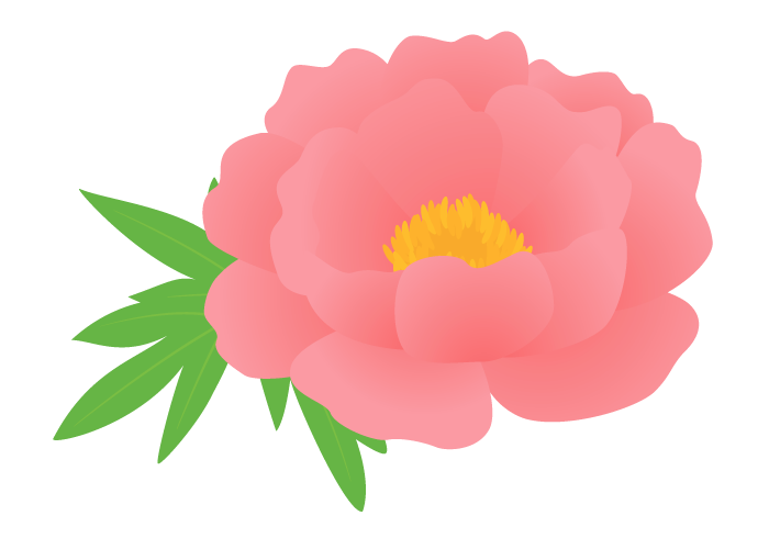 ボタン 花 イラスト詳細 2位