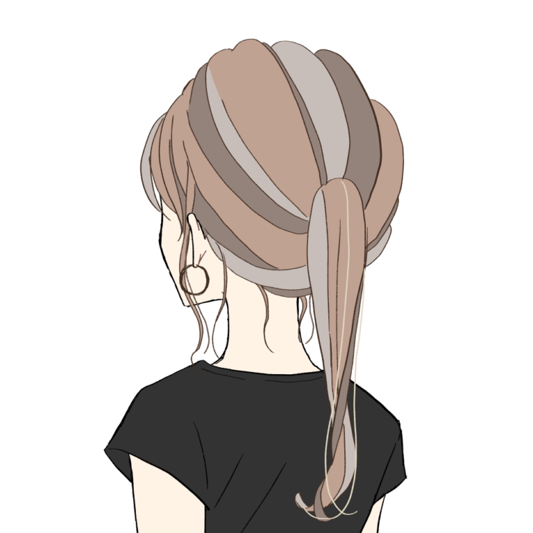 ポニーテール の 女の子 イラスト - KibrisPDR