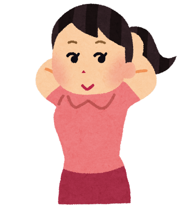 ポニーテール イラスト 後ろ姿詳細 7位