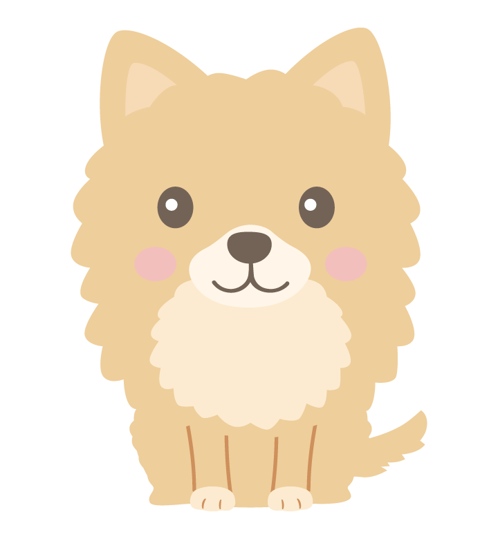 ポメラニアン 可愛い イラスト詳細 10位