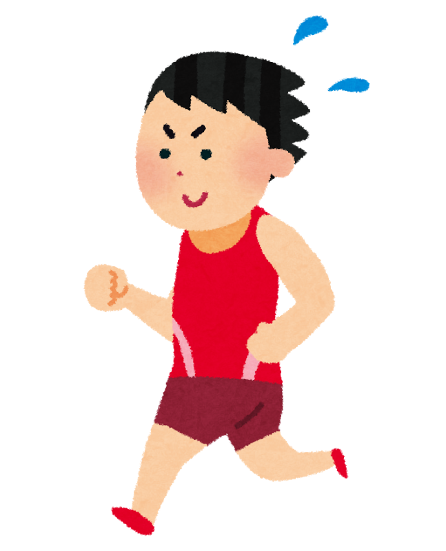 マラソン イラスト 簡単詳細 3位