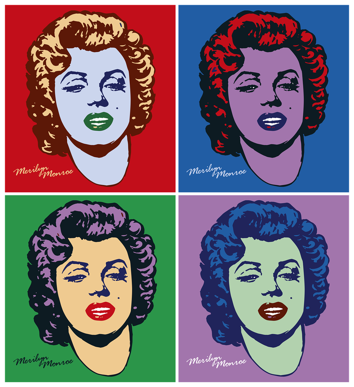 マリリン モンロー イラスト詳細 8位