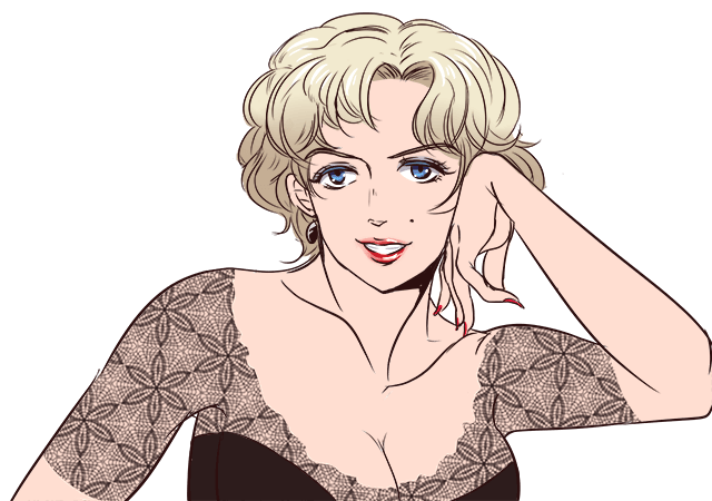 マリリン モンロー イラスト詳細 10位