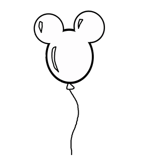 ミッキー 風船 イラスト詳細 4位