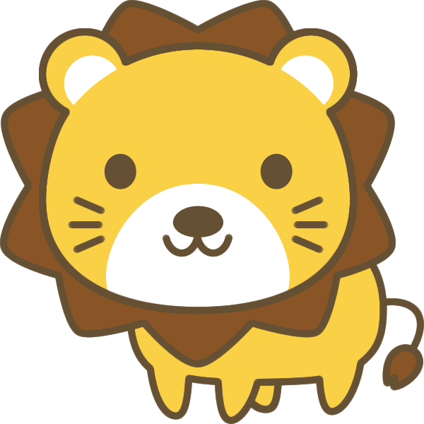メス ライオン イラスト詳細 11位