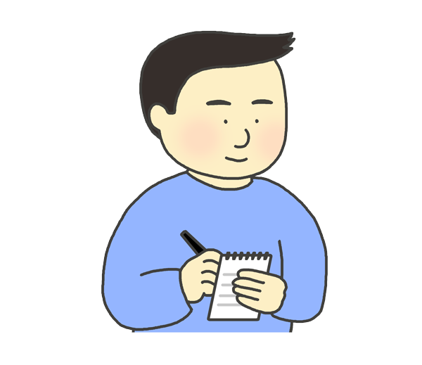 メモ を 取る イラスト詳細 2位