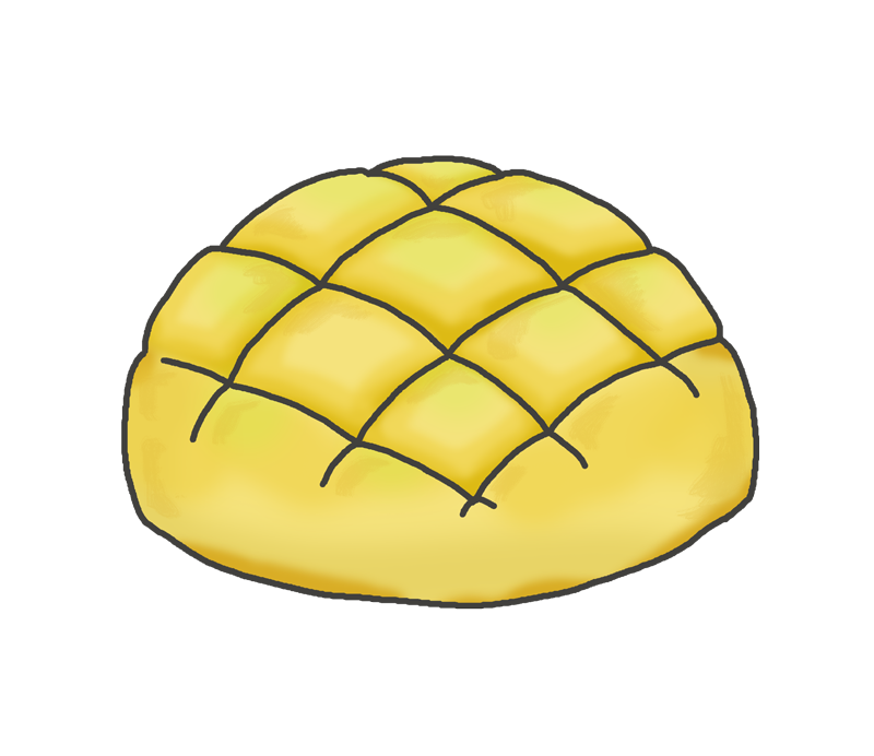 メロンパン イラスト 簡単 - KibrisPDR
