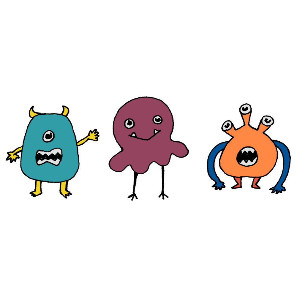 モンスター イラスト 簡単詳細 4位
