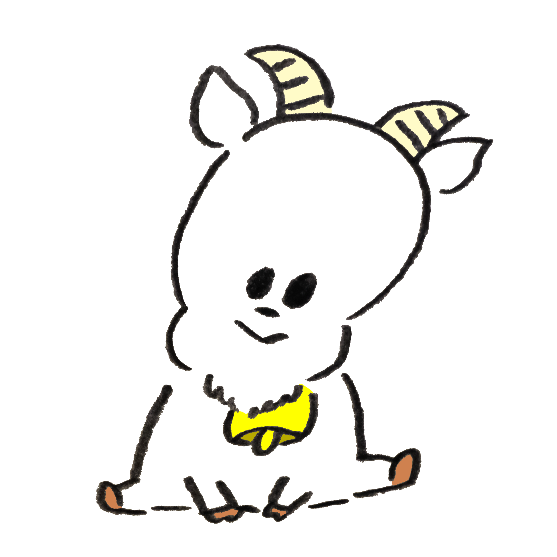 ヤギ イラスト 手書き詳細 7位