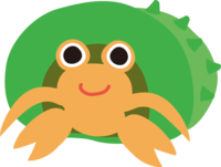 ヤドカリ イラスト かわいい詳細 12位