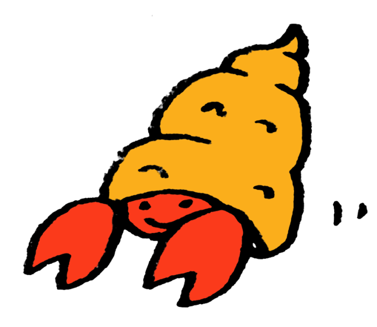 ヤドカリ イラスト かわいい詳細 4位