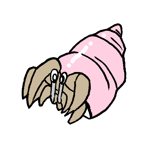 ヤドカリ イラスト かわいい詳細 6位