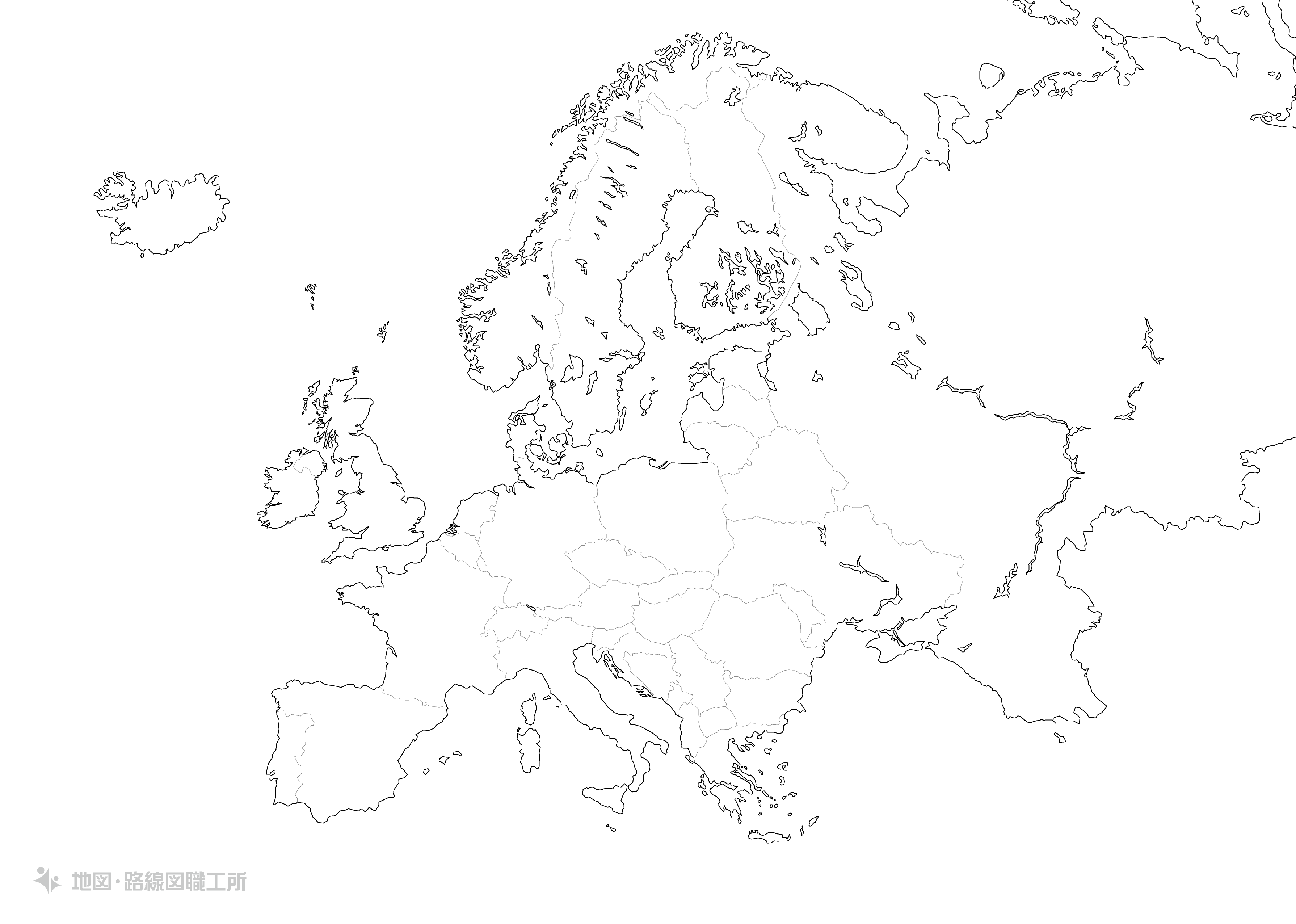 ヨーロッパ 地図 フリー - KibrisPDR