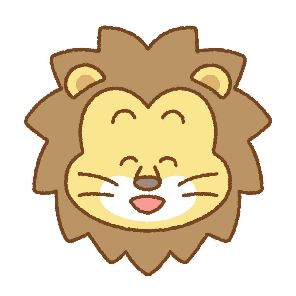 ライオン イラスト 顔詳細 2位