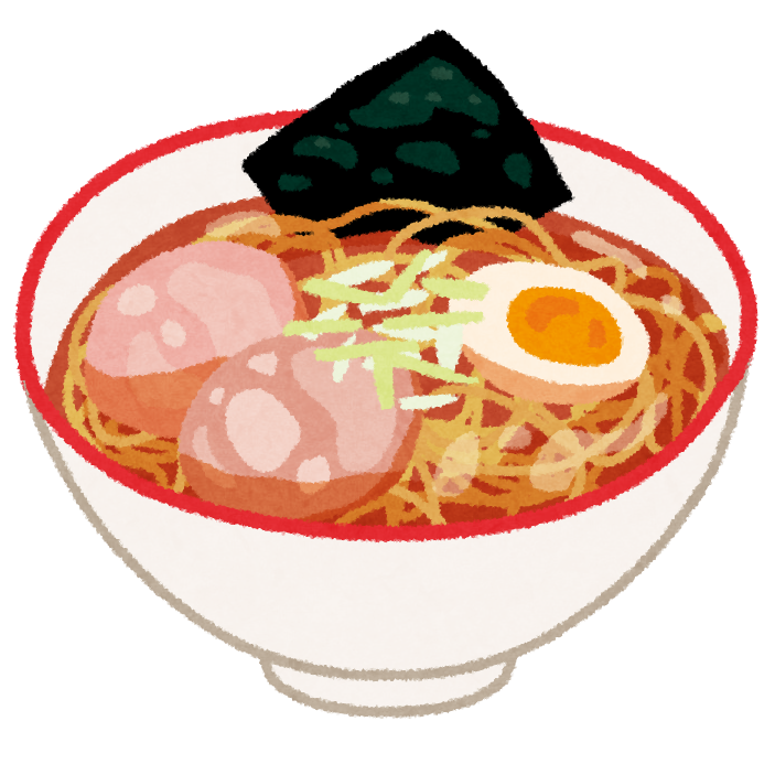 ラーメン イラスト詳細 3位