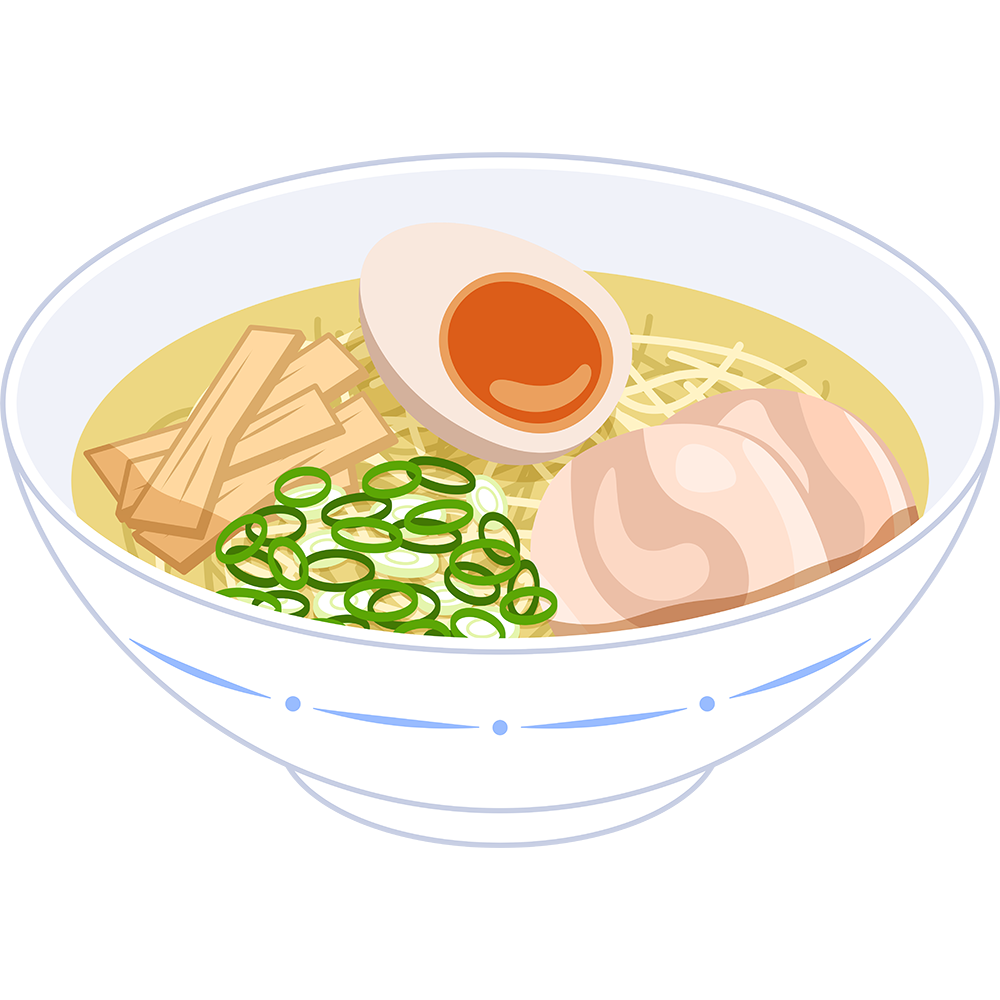 ラーメン イラスト詳細 6位