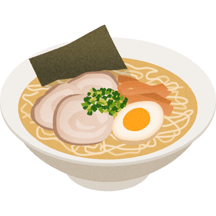 ラーメン イラスト詳細 8位