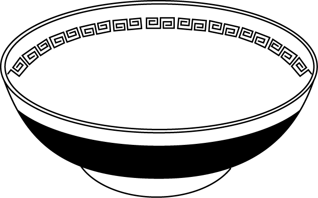 ラーメン イラスト モノクロ詳細 8位