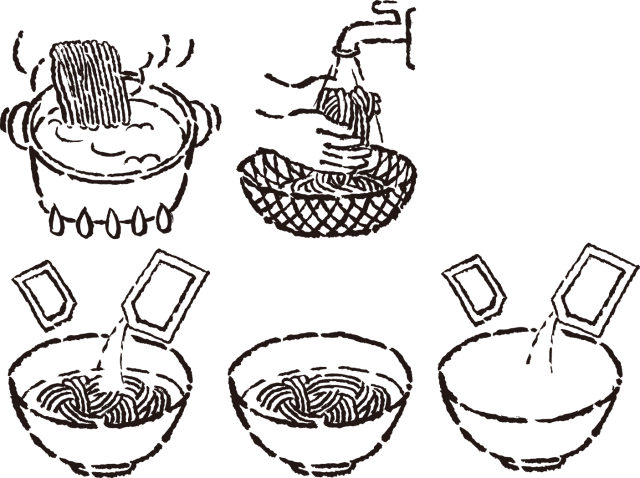 ラーメン イラスト モノクロ詳細 9位