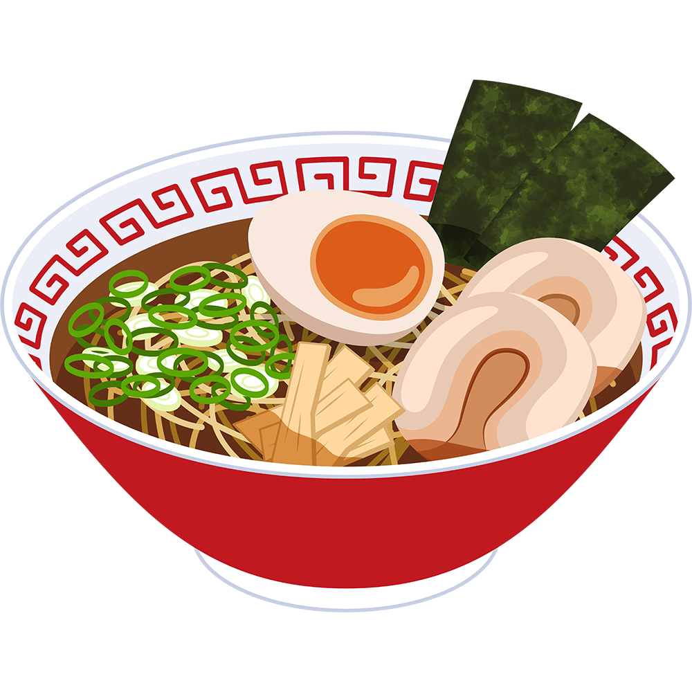 ラーメン イラスト 無料詳細 2位