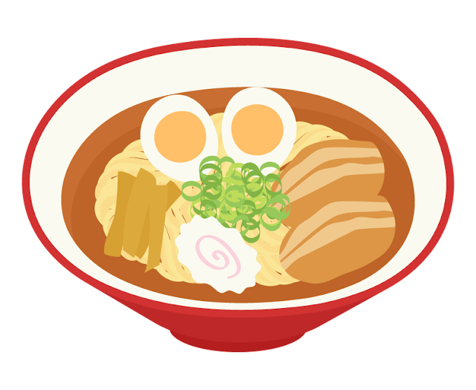 ラーメン イラスト 無料詳細 13位