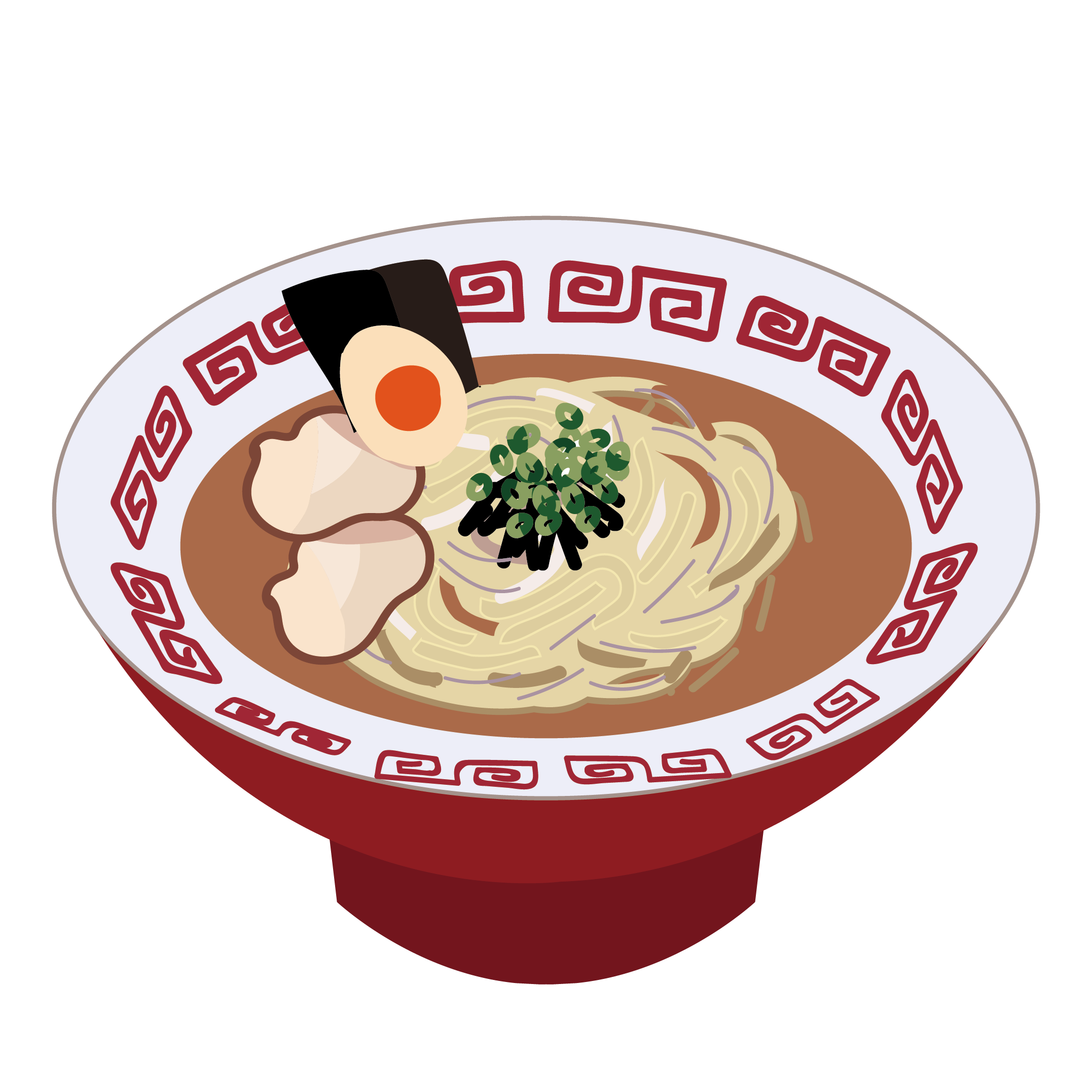 ラーメン イラスト 無料詳細 7位