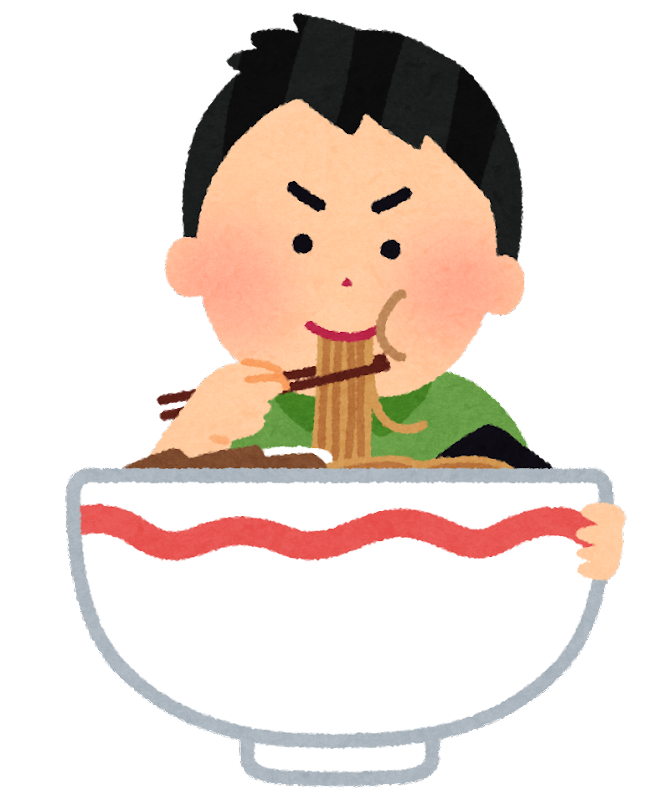 ラーメン 食べ てる イラスト詳細 5位