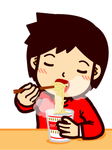 ラーメン 食べ てる イラスト詳細 7位