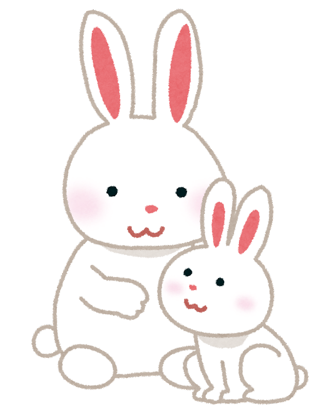 リアル かわいい うさぎ イラスト詳細 10位