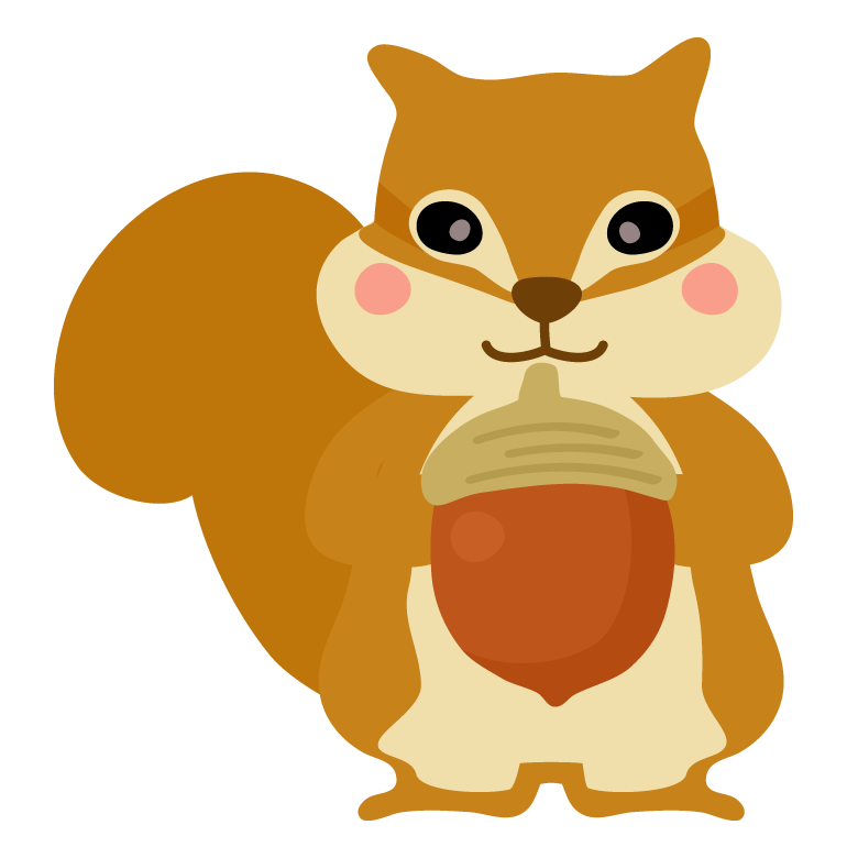リス かわいい イラスト詳細 7位
