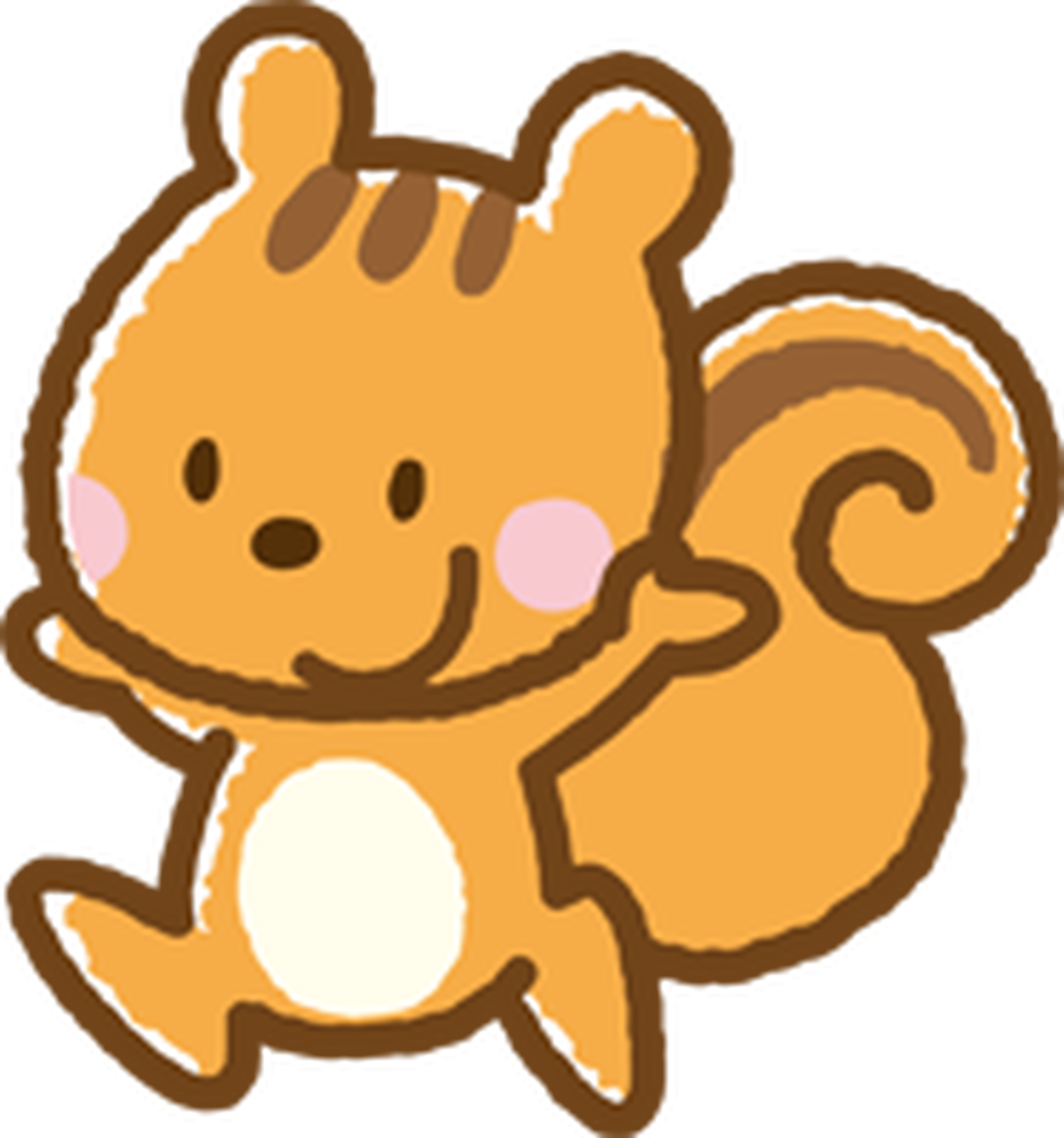 リス イラスト フリー詳細 3位