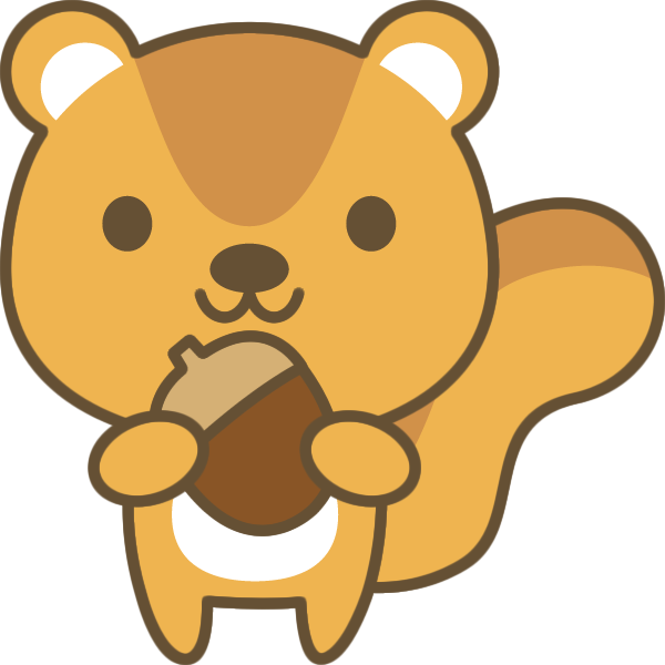 リス イラスト フリー詳細 5位