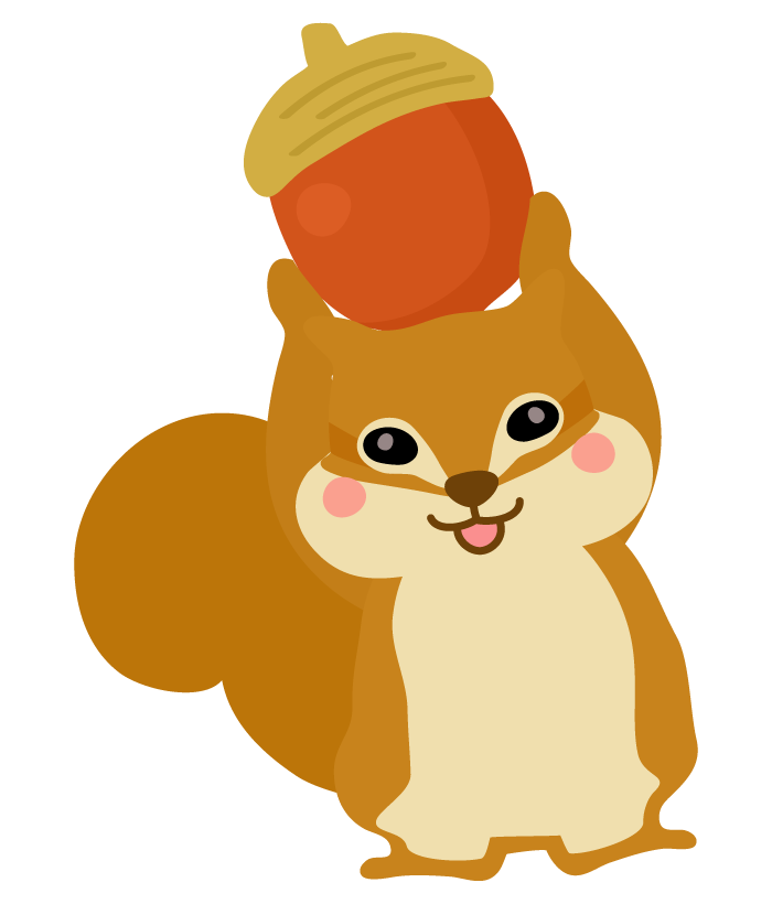 リス イラスト フリー詳細 9位