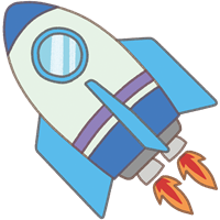 ロケット イラスト リアル詳細 3位