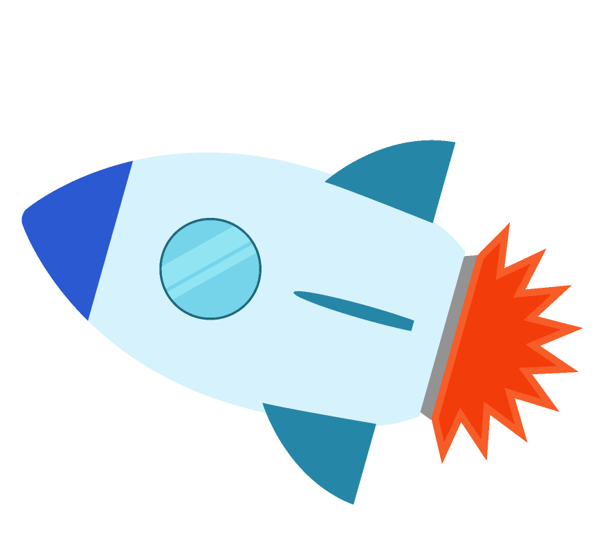 ロケット イラスト 簡単詳細 3位
