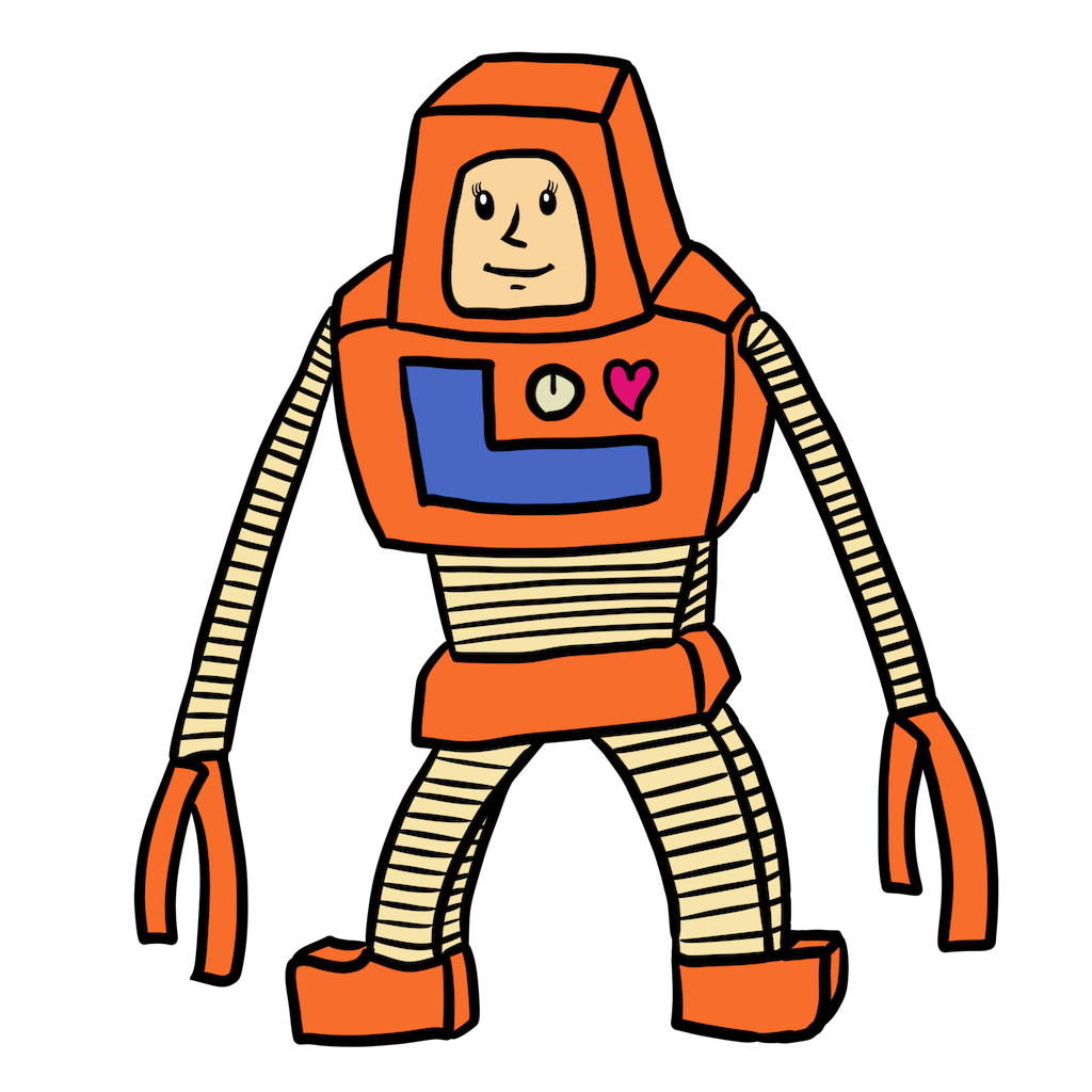 ロボット かわいい イラスト詳細 9位