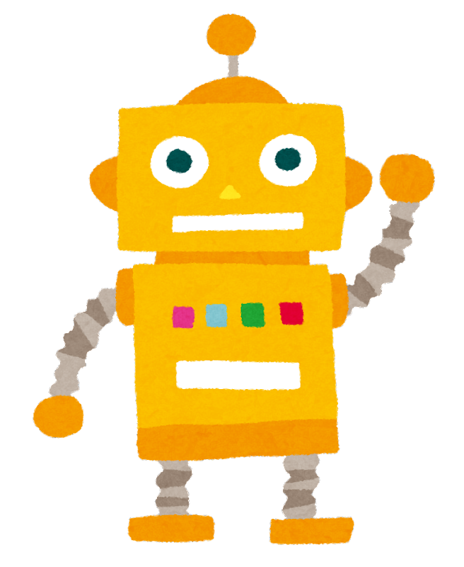 ロボット かわいい イラスト詳細 2位