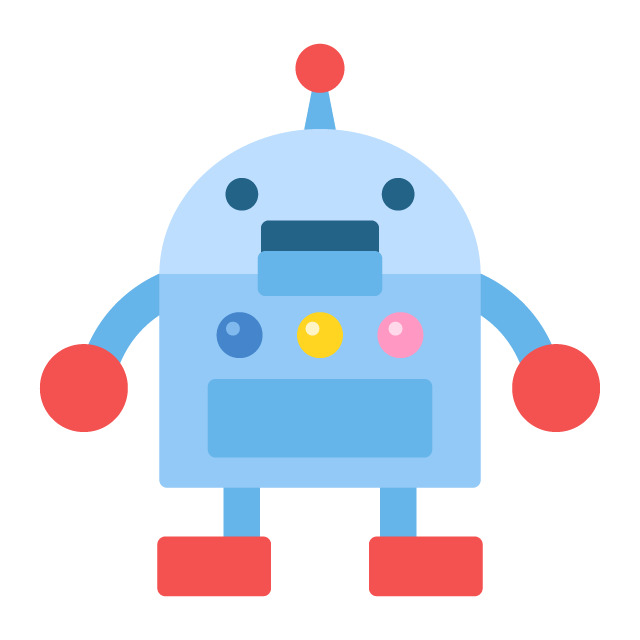 ロボット かわいい イラスト詳細 3位