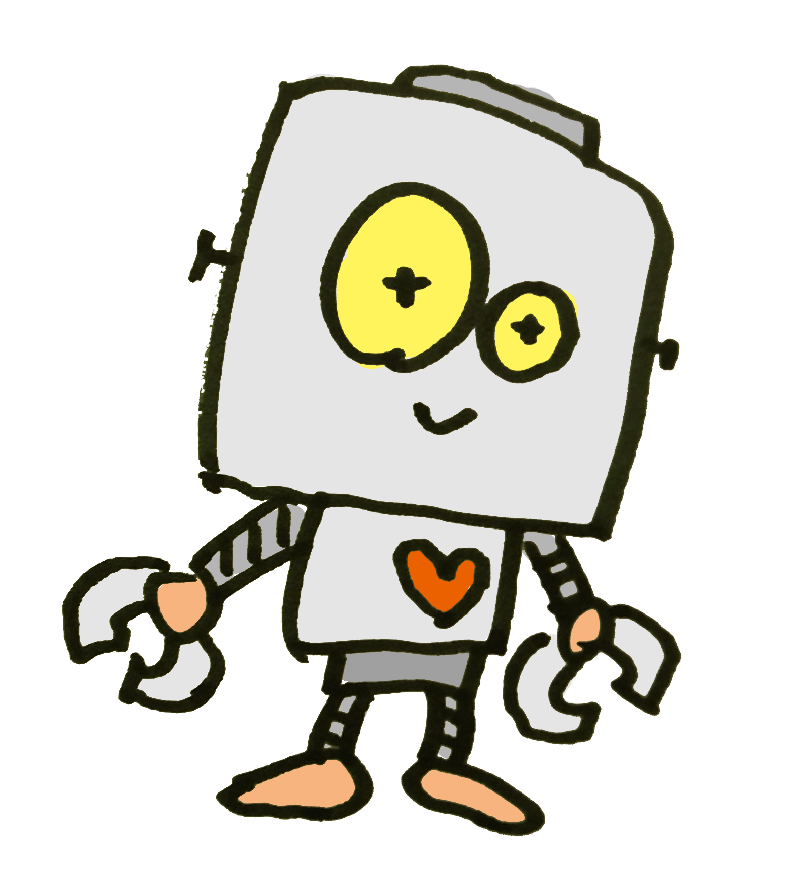 ロボット かわいい イラスト詳細 8位
