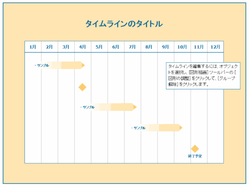 ロード マップ テンプレート詳細 2位