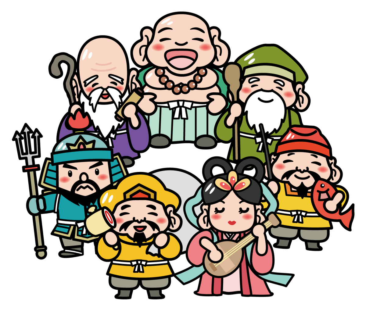 七福神 イラスト 無料詳細 9位