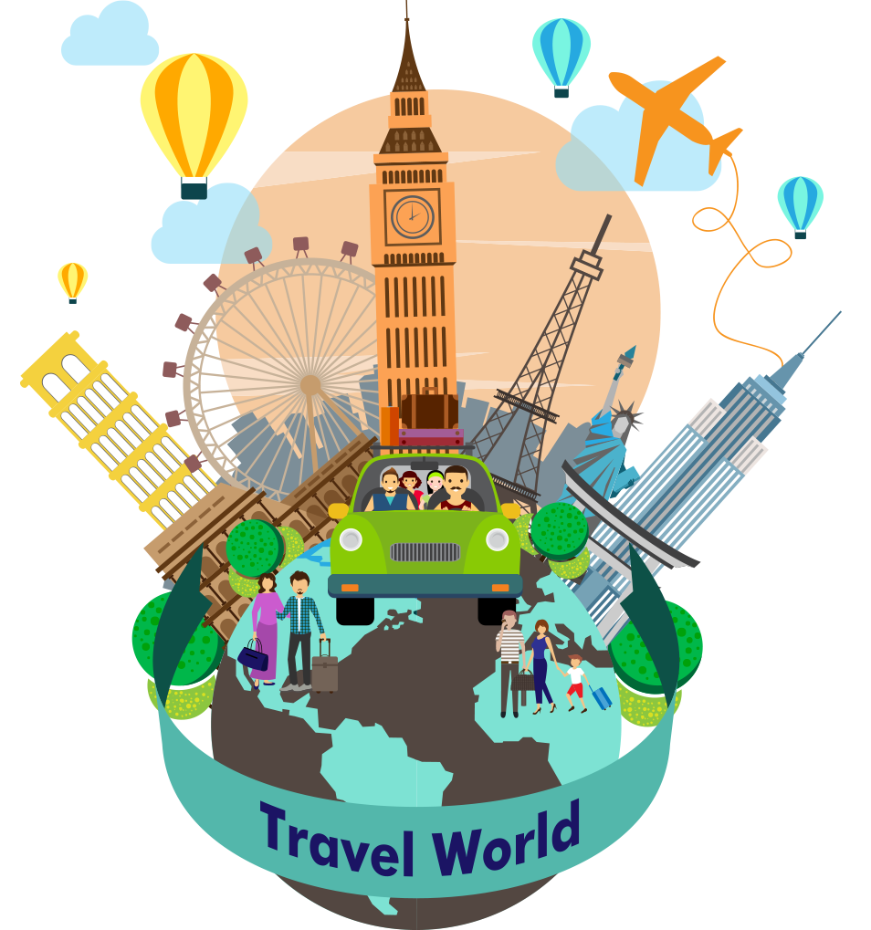 世界 旅行 イラスト - KibrisPDR