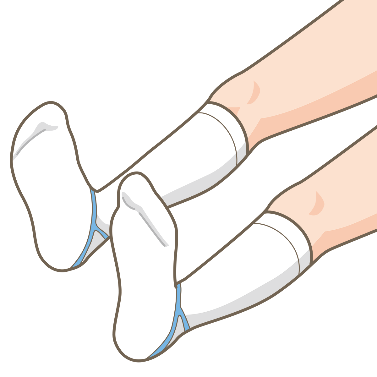 両足 イラスト詳細 7位