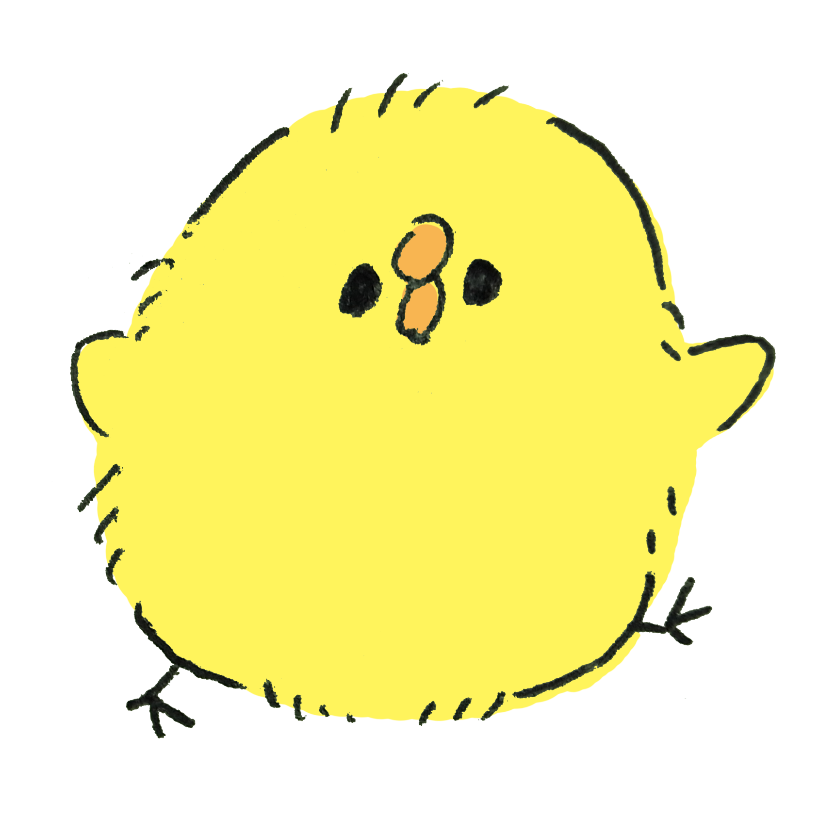 丸い 動物 イラスト詳細 5位