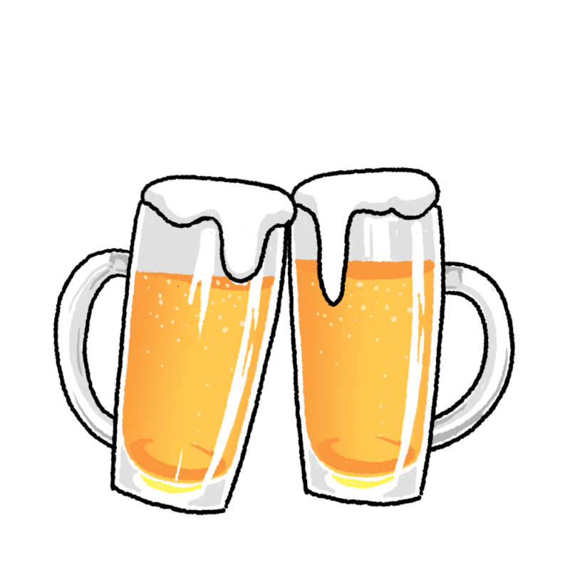 乾杯 イラスト詳細 7位