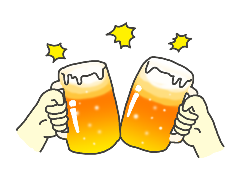 乾杯 イラスト詳細 9位