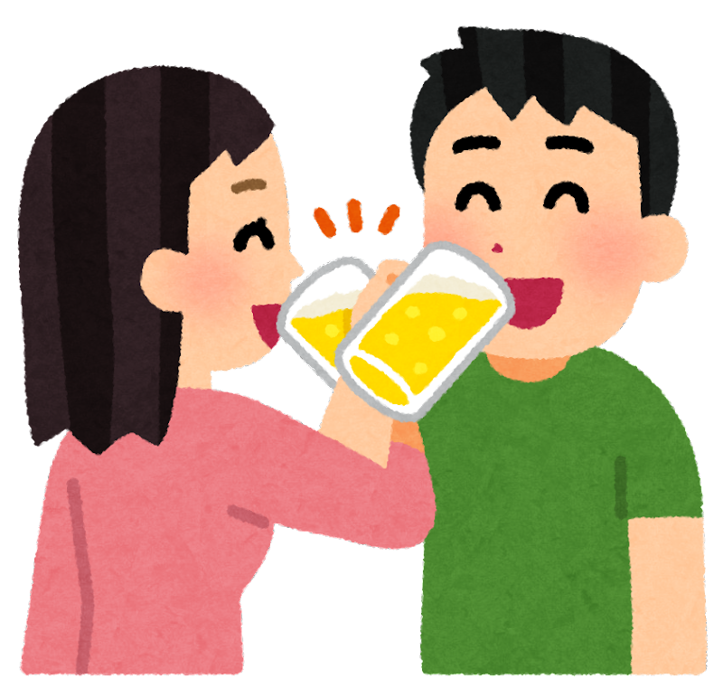 乾杯 イラスト詳細 3位