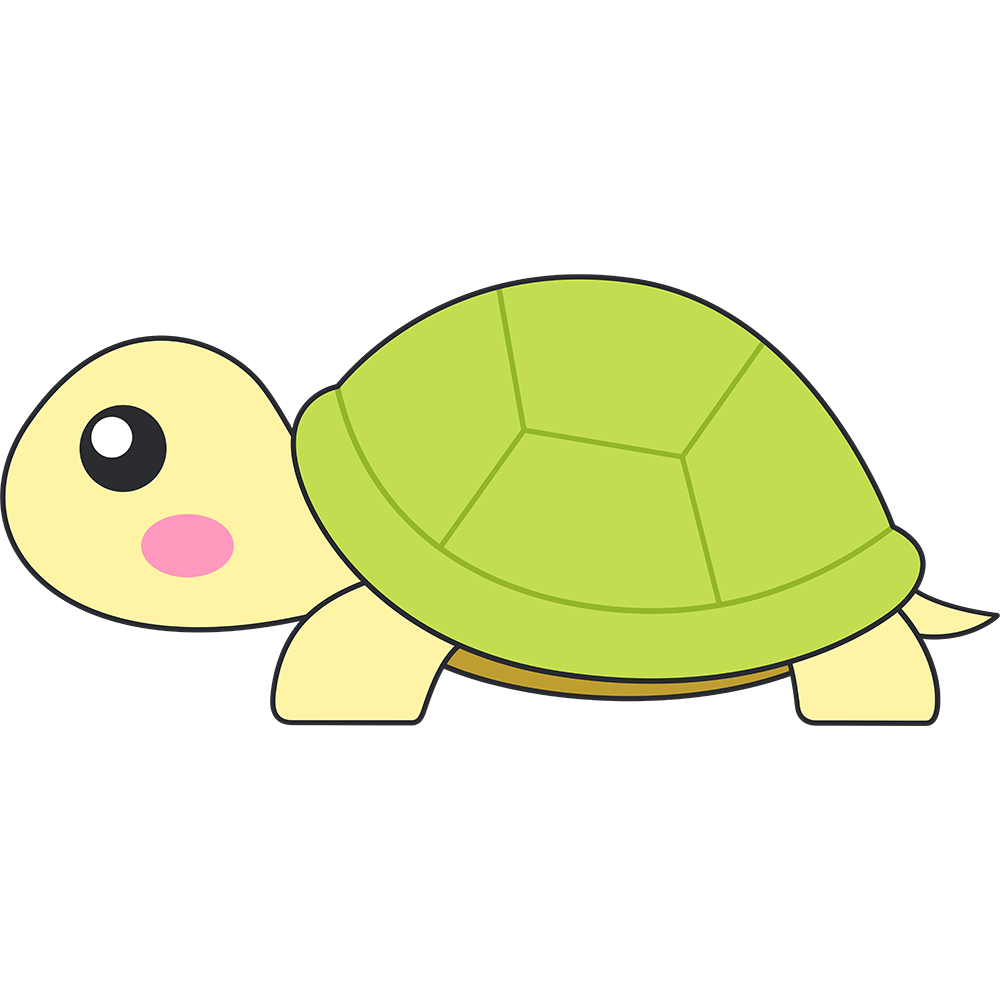 亀 イラスト 無料詳細 3位