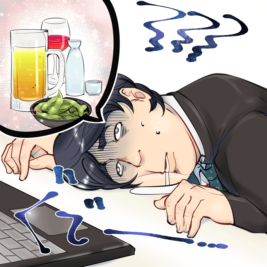 二日酔い イラスト詳細 3位