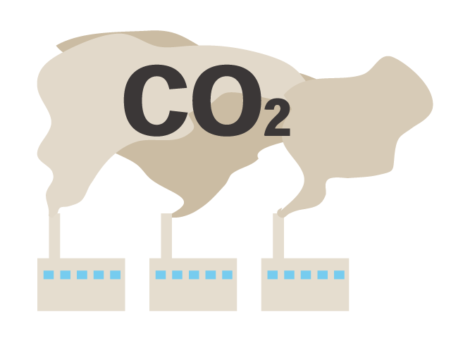 二酸化 炭素 イラスト詳細 5位
